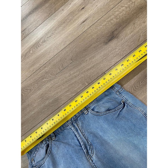 Buffalo Kenneth Slim Boot 36 x 32 Denim Jeans Light Wash Distressed - Picture 7 of 8